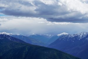 Moody Hurricane Ridge Mountains Photo Print