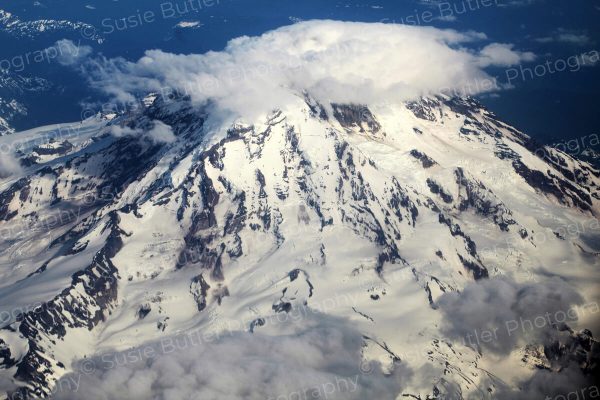 Snowy Mt. Rainier Photo Print