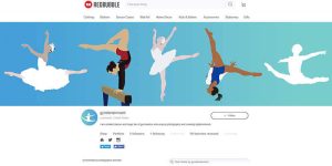 Screenshot of Redbubble Artwork Store